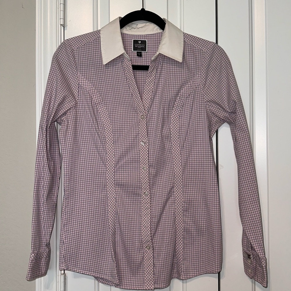 EXPRESS Long Sleeve Button Up Shirt